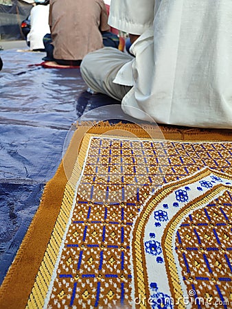 Preparation is important. Shot of a group of Muslim men preparing to pray Stock Photo