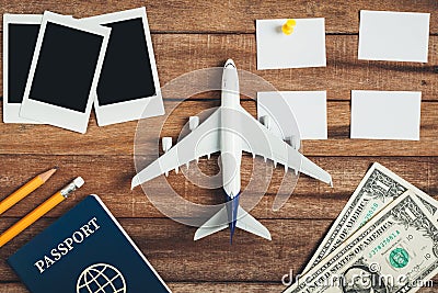 Preparation for Traveling concept and to do list. Stock Photo