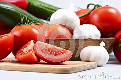 Preparing Dinner Stock Photo