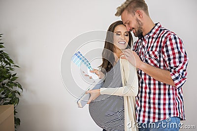 Preparing a room to birth a child Stock Photo