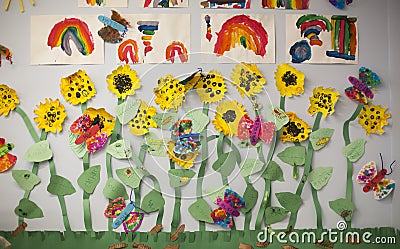 Preschool Art Stock Photo