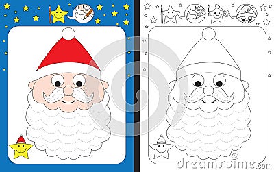 Preschool worksheet Vector Illustration