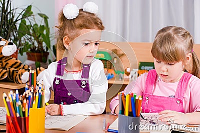 Preschoolers Stock Photo