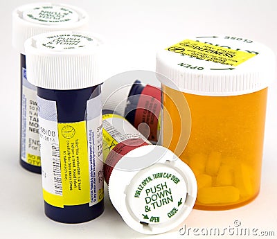 Prescription Medicines Stock Photo