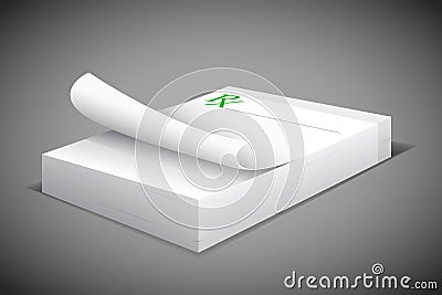 Prescription notpad Vector Illustration