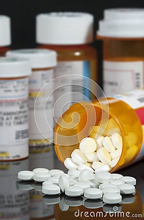 Prescription Pills Stock Photo