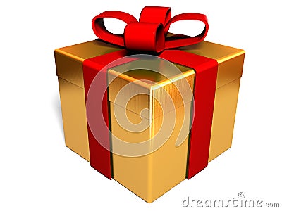 Present box Stock Photo