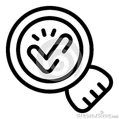 Present business retailer icon outline vector. Gift surprise non stop delivery Stock Photo