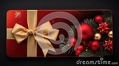 present holiday giftcard Cartoon Illustration