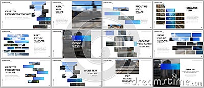 Presentation design vector template, multipurpose template for presentation slide, flyer, brochure cover design Vector Illustration