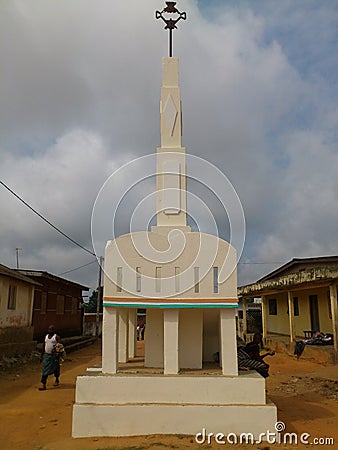 PRESENTATION OF HISTORIC MONUMENT Editorial Stock Photo