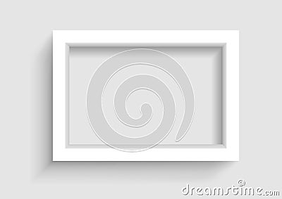 Presentation horizontal picture frame Vector Illustration