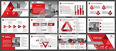 Presentation templates, corporate. Elements of infographics for presentation templates. Stock Photo