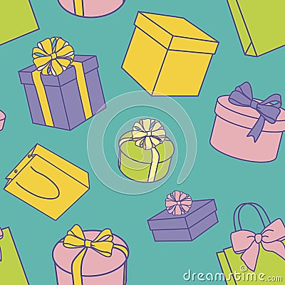 Presents pattern Vector Illustration