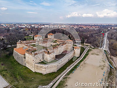 The preserved medieval fortress Baba Vida Stock Photo