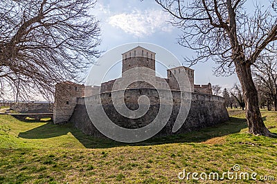 The preserved medieval fortress Baba Vida Stock Photo