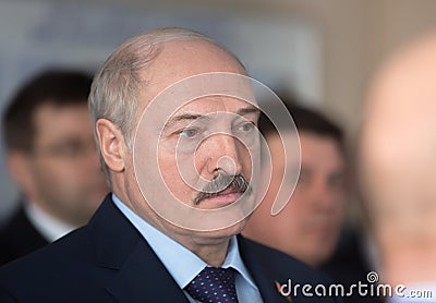 President of Belarus Alexander Lukashenko Editorial Stock Photo