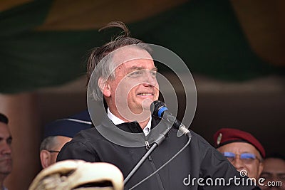 President of Brazil Jair Messias Bolsonaro Editorial Stock Photo