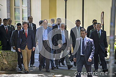 The president of Brazil Michel Temer Editorial Stock Photo