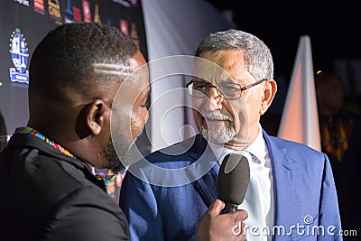 President of Cape Verde Jorge Carlos Almeida Fonseca (right) Editorial Stock Photo