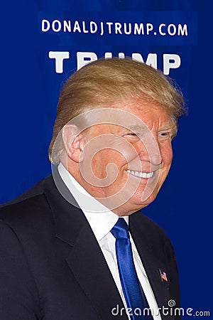 President Donald John Trump Editorial Stock Photo