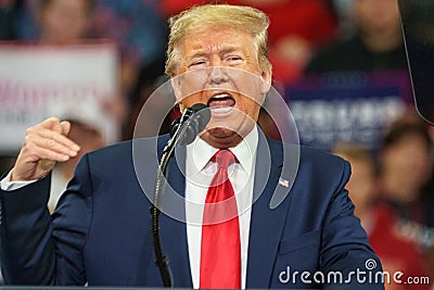 President Donald Trump Editorial Stock Photo