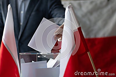 President election in Poland during coronavirus covid-19 pandemic Stock Photo