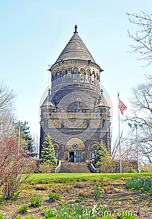 President James A Garfield memorial Stock Photo