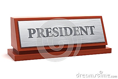 President job title Stock Photo