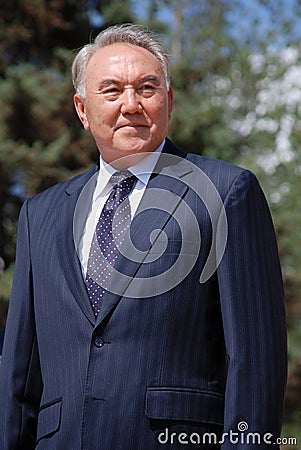 President of Republic Kazakhstan Nazarbaev Editorial Stock Photo