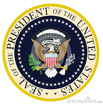 President Seal Stock Photo