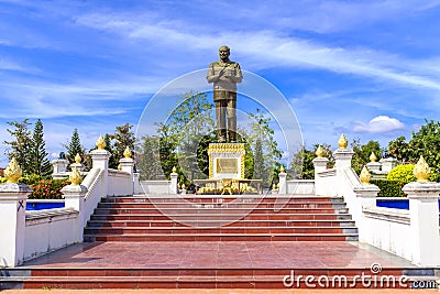 President Souphanouvong monument in Luang Prabang Stock Photo