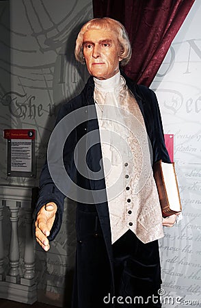 President Thomas Jefferson Editorial Stock Photo