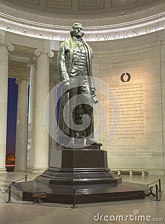 President Thomas Jefferson Editorial Stock Photo