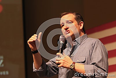 Presidential Candidate Senator Ted Cruz Editorial Stock Photo