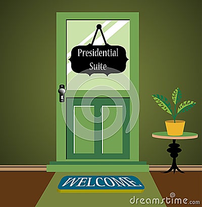 Presidential suite Vector Illustration