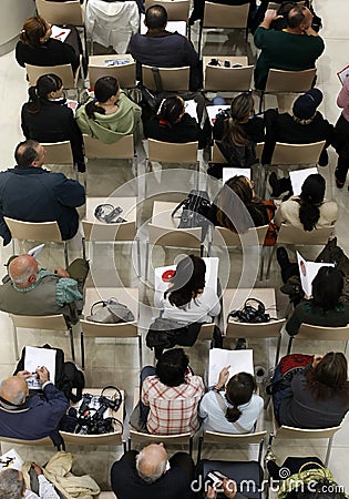 Press conference Editorial Stock Photo