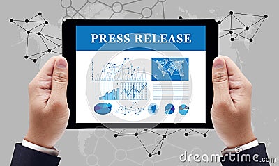 Press Release concept Stock Photo