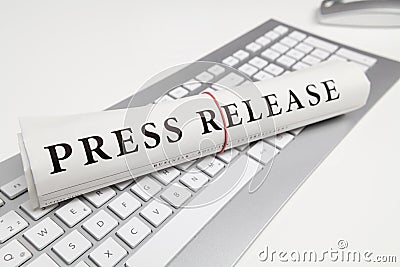 Press release Stock Photo