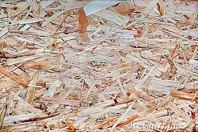 Pressed white and brown shavings Stock Photo