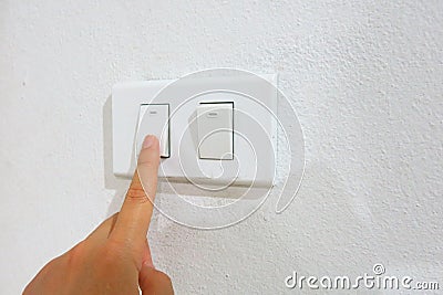 turn off the light Stock Photo