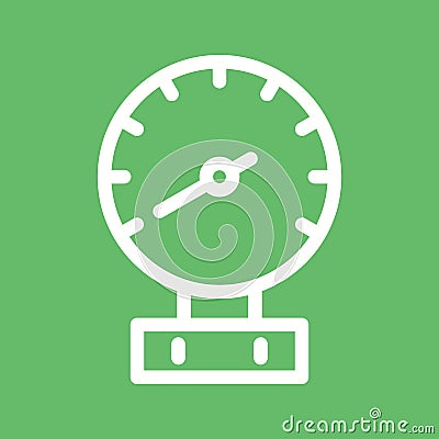 Pressure Gauge Vector Illustration