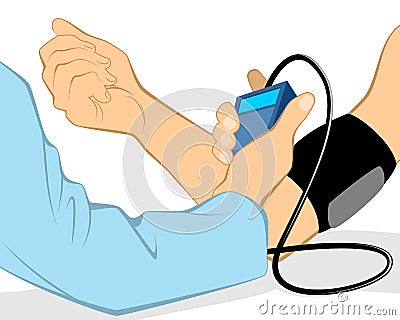 Pressure measurement Vector Illustration