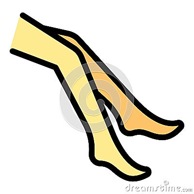 Pressure stockings icon vector flat Stock Photo