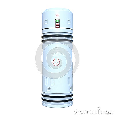 Pressure vessel Cartoon Illustration