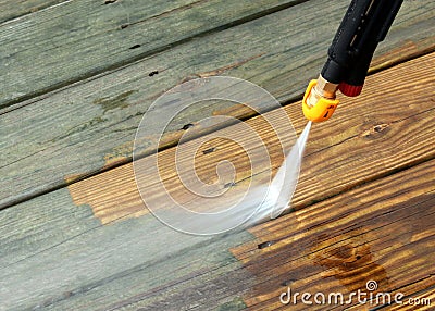 Pressure Washer Stock Photo