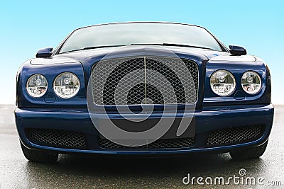 Prestige of car frontal Stock Photo