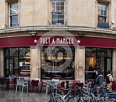 Pret A Manger Bath Editorial Stock Photo