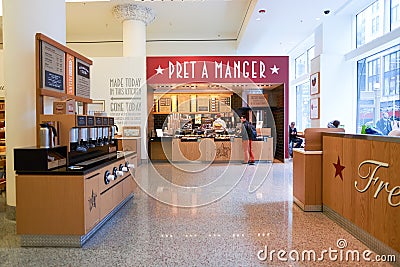 Pret a Manger Editorial Stock Photo