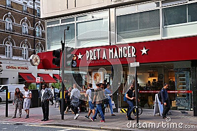 Pret A Manger Editorial Stock Photo